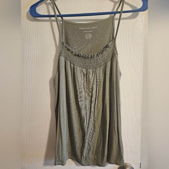 American Eagle Outfitters Tops - Womens American Eagle Outfitters Sage Green Tank Top